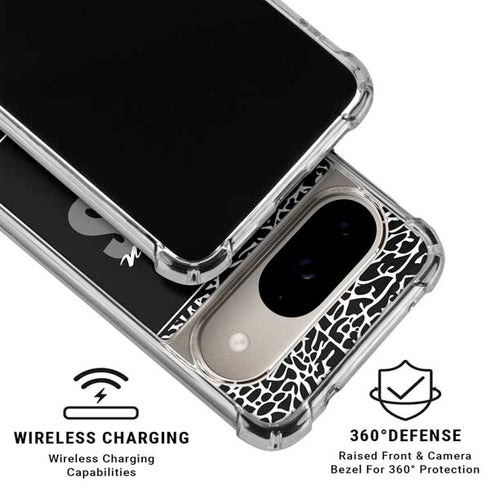 NBA Brooklyn Nets Elephant Print Google Pixel 10 Clear Case